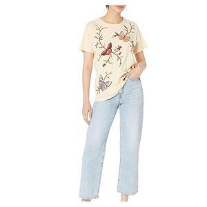 Johnny Was Penelope Relaxed Crewneck Tee size Medium